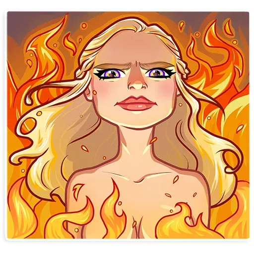 Daenerys is on fire