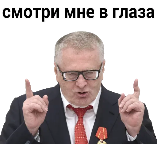 stickerset for telegram "Vladimir Zhirinovsky" 😠