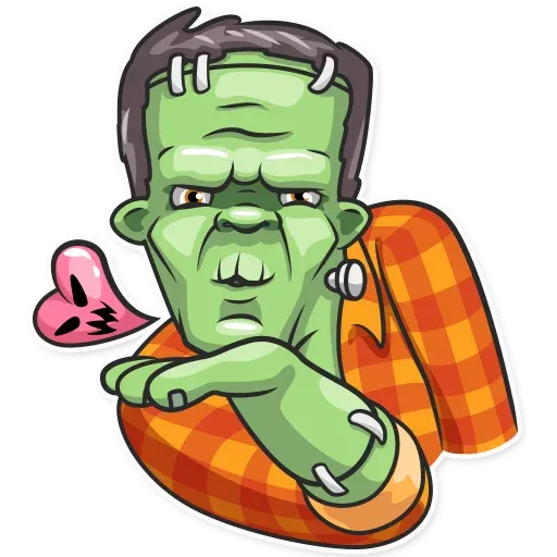 stickerset for telegram "Frankenstein" 😘