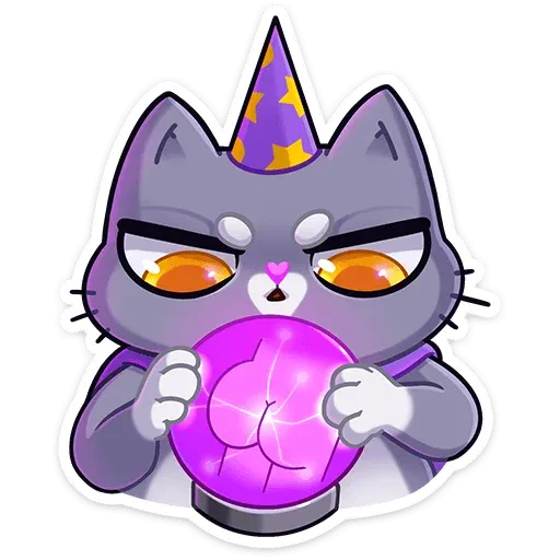 баюша кот с магическим шаром