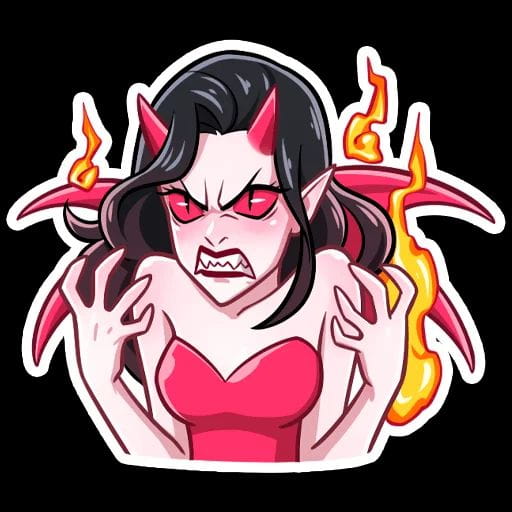 the she-devil is angry