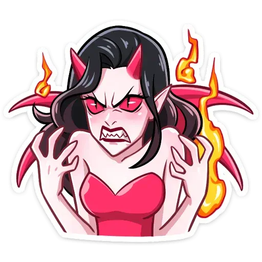 the she-devil is angry
