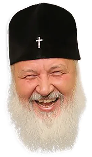 stickerset for telegram "Patriarch Kirill" 😅