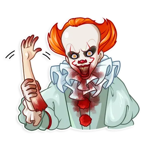 Pennywise with a severed arm
