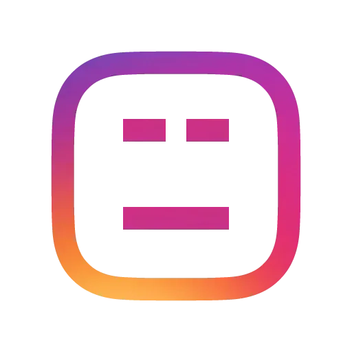 stickerset for telegram "[@GraphicMaster] Instagram Emojis" 😑