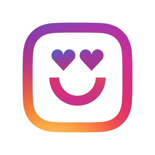 stickerset for telegram "[@GraphicMaster] Instagram Emojis" 😍