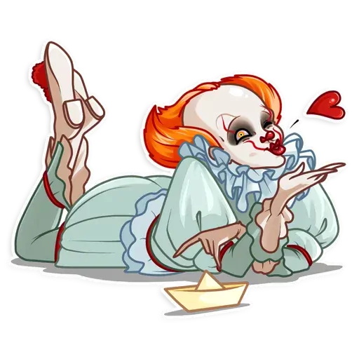 Pennywise sends a heart