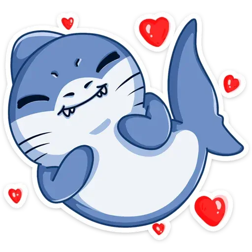 stickerset for telegram "Mr. Shark" 😍