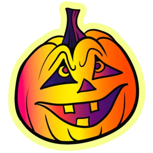 stickerset for telegram "Halloween by StickerManya" 😀