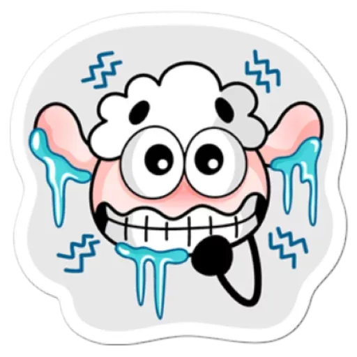 stickerset for telegram "Lana The Sheep 2" 😷