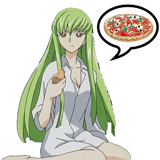 C.C. want pizza