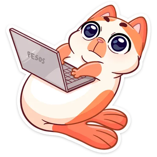 stickerset for telegram "Meow-Meow" 💻