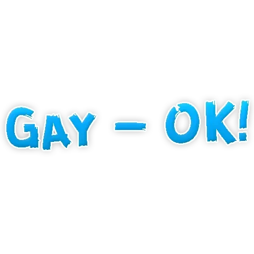 stickerset for telegram "GAY - OK!" 👍