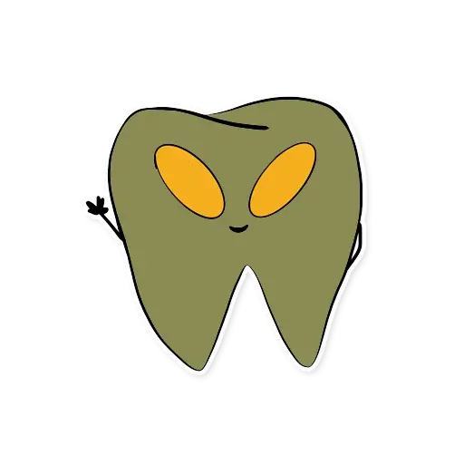 stickerset for telegram "molars" 👽