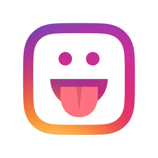 stickerset for telegram "[@GraphicMaster] Instagram Emojis" 😛