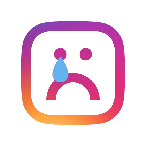 stickerset for telegram "[@GraphicMaster] Instagram Emojis" 😢
