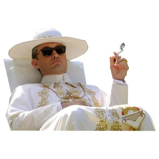 stickerset for telegram "The Young Pope" 🧐