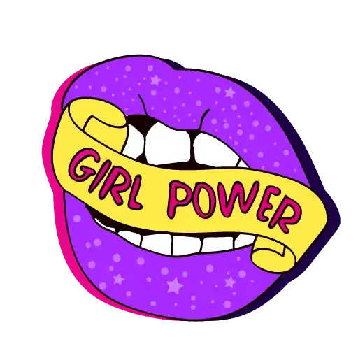 stickerset for telegram "Girls Power" 👯