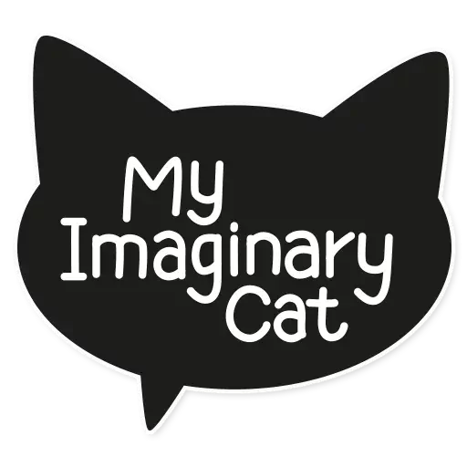stickerset for telegram "My Imaginary Cat" 😀